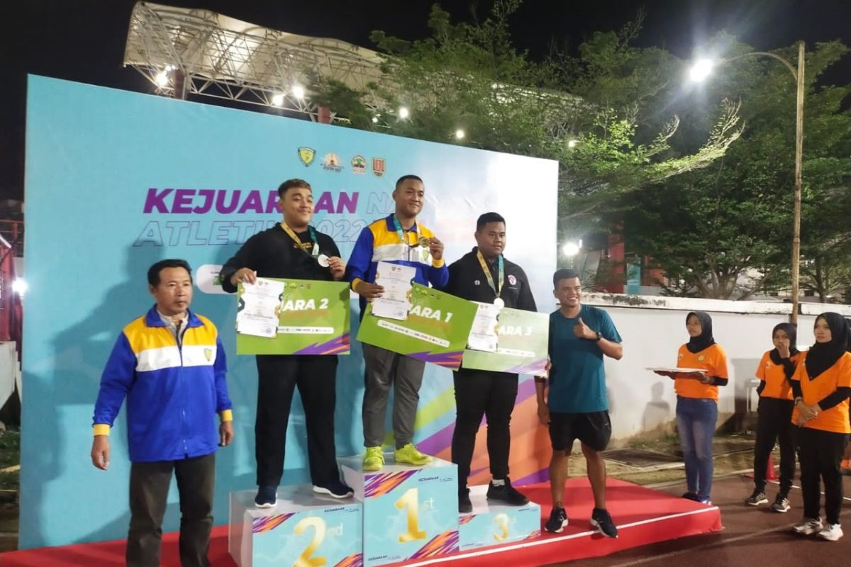 Atlet lontar martil Lampung pecahkan rekor Kejurnas Atletik 2022