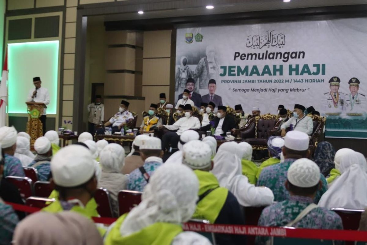 Seluruh jamaah haji Jambi sudah tiba, proses pemulangan tuntas