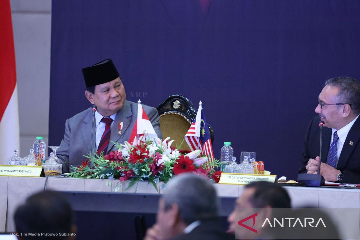 Menhan Prabowo: RI-Malaysia harus kompak untuk perdamaian dunia