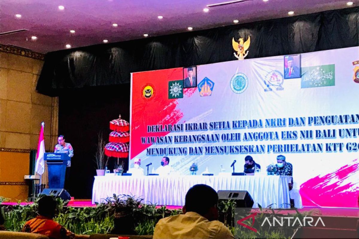 Sebanyak 95 anggota NII Bali deklarasikan ikrar setia kepada NKRI