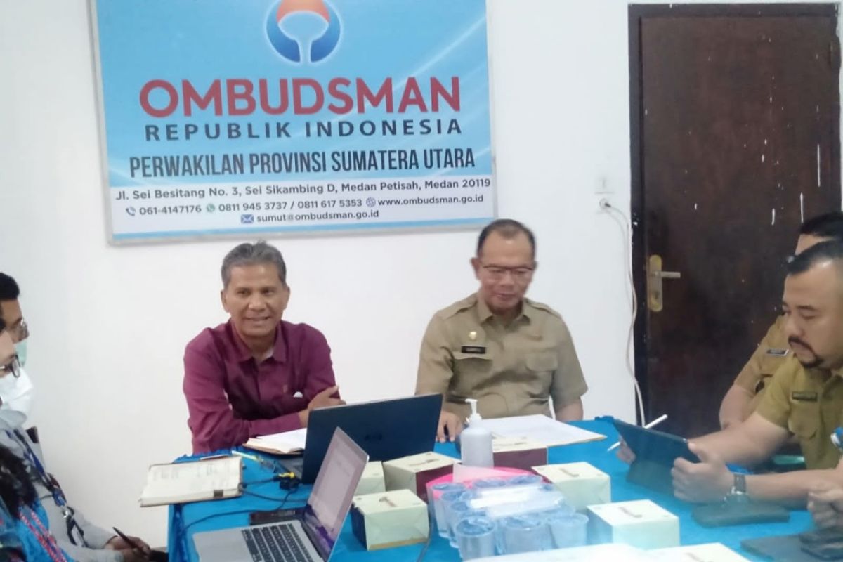 Sekda bawa OPD kunjungi Ombudsman Sumut
