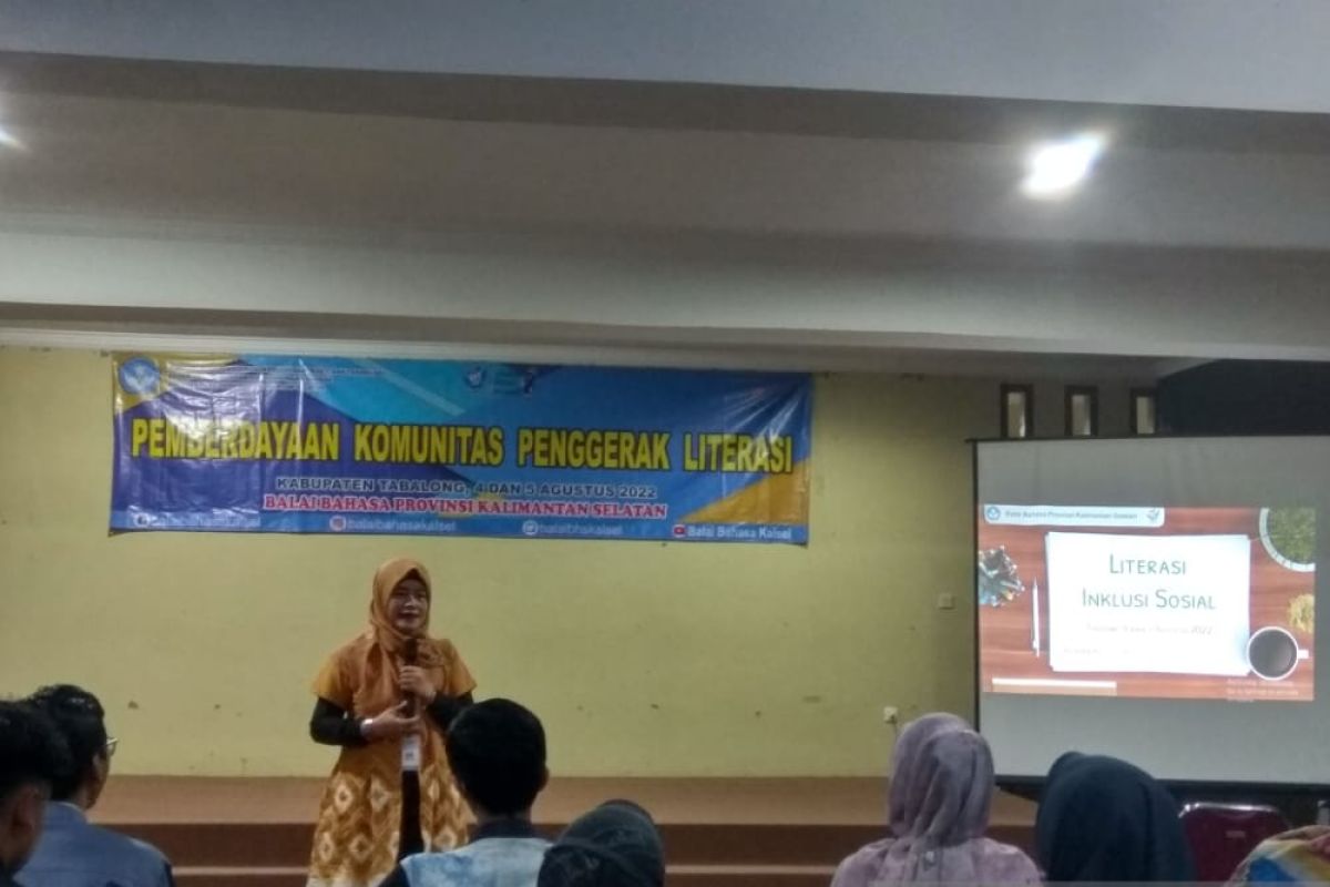 Balai Bahasa berdayakan Komunitas Penggerak Literasi