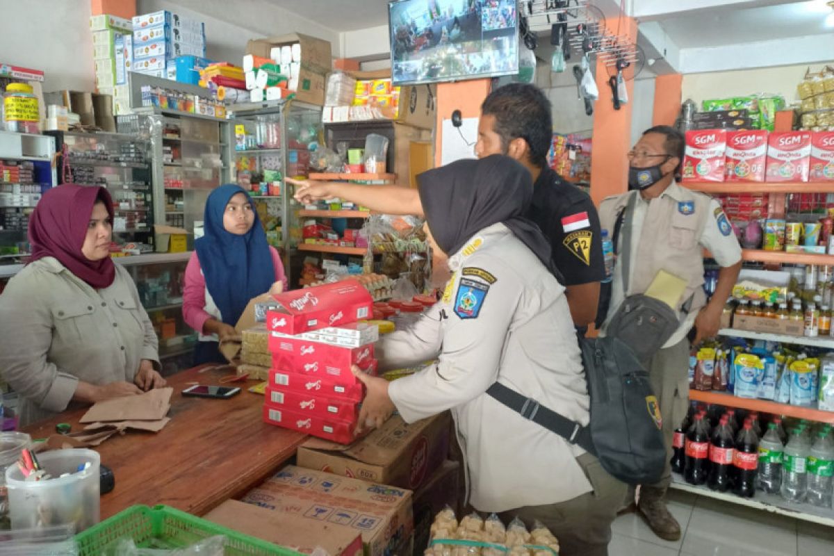 Sebanyak 32.348 rokok ilegal disita Satpol PP Lombok Tengah