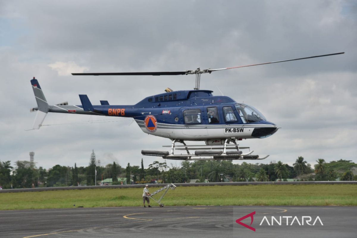 BNPB deploys helicopter to mitigate forest, land fires in S Kalimantan