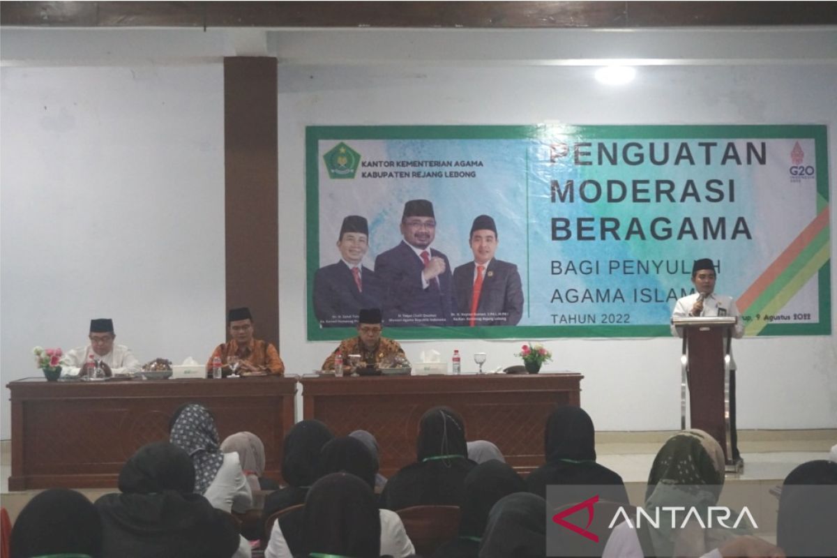 Kemenag: Penyuluh agama agar pahami moderasi beragama