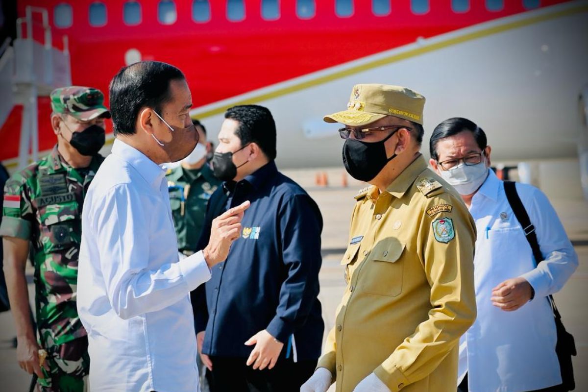 Presiden Joko Widodo dan Ibu Iriana kunjungan kerja ke Kalbar