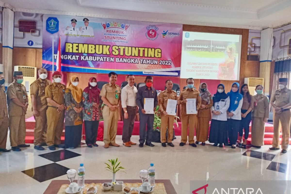 Pemkab Bangka komitmen percepat turunkan stunting