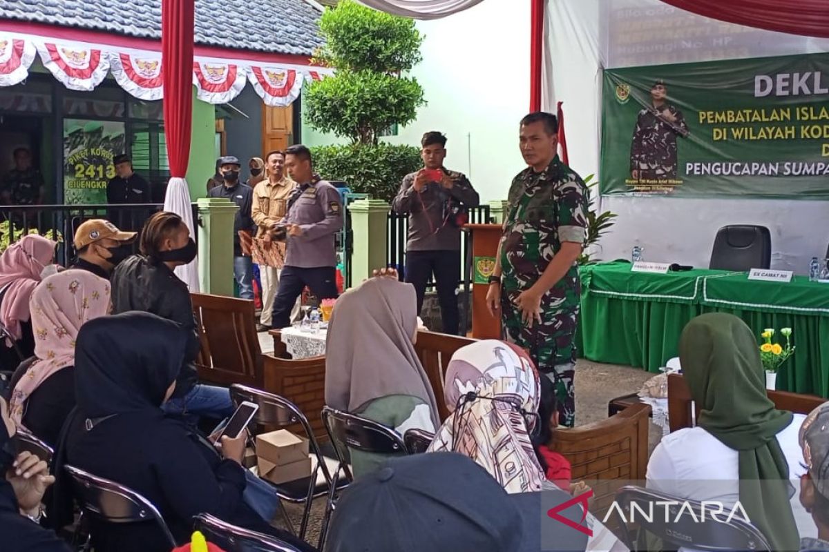 Kodam Siliwangi batalkan baiat 50 anggota NII, kembali akui NKRI