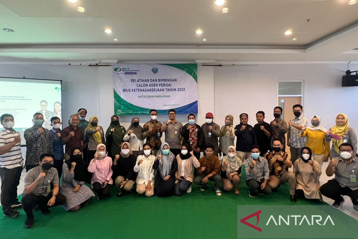 BPJAMSOSTEK Pangkalpinang beri pembekalan pada agen perisai
