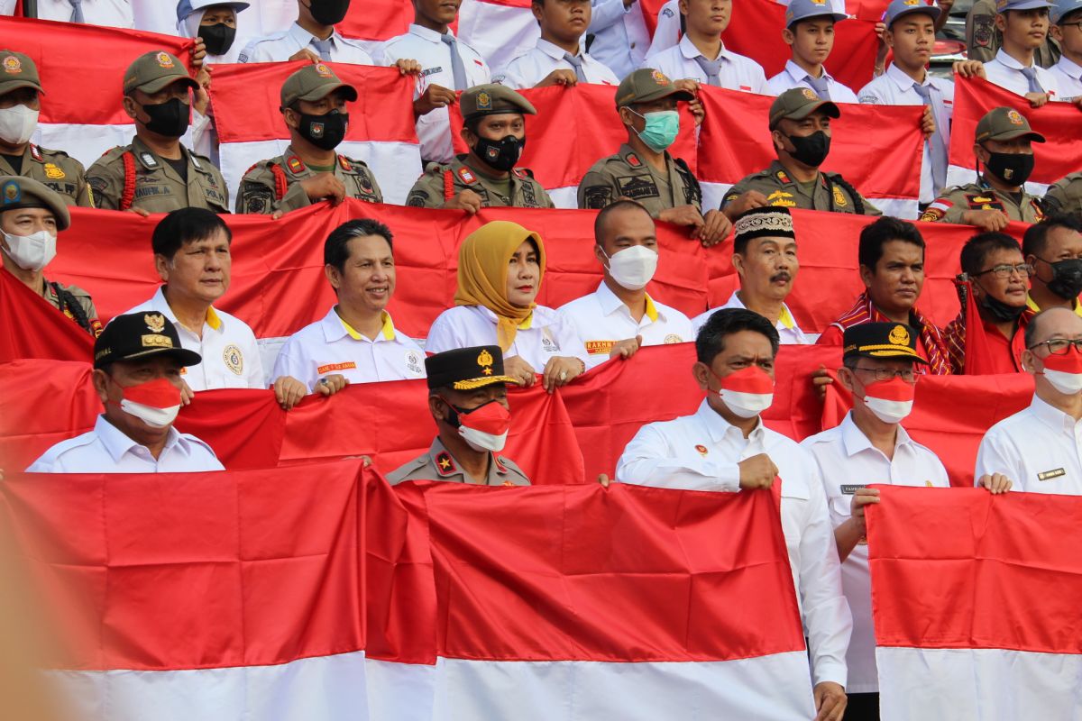 Lampung distributes 70,400 national flags ahead of Independence Day