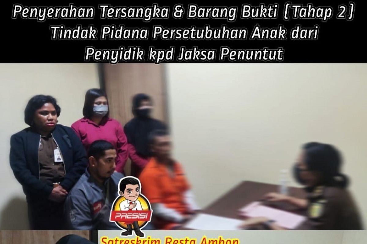 Polisi limpahkan perkara kakek rudapaksa tujuh korban ke Kejari Ambon