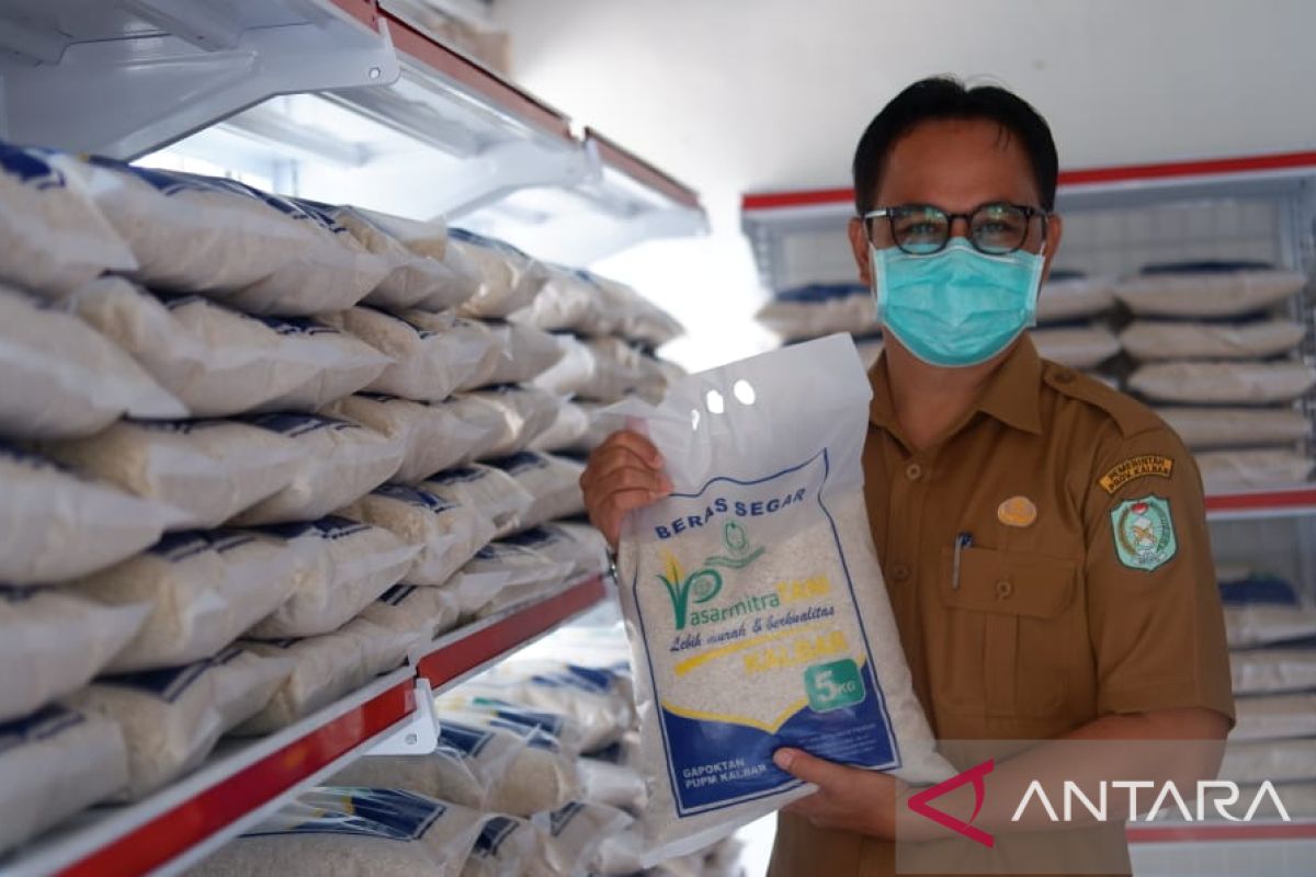 Ketahanan cadangan beras di Kalbar cukup untuk  7 bulan
