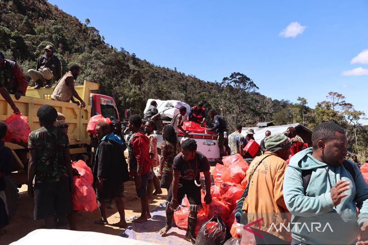 Faktor keamanan hambat kiriman logistik dua distrik di Papua Tengah