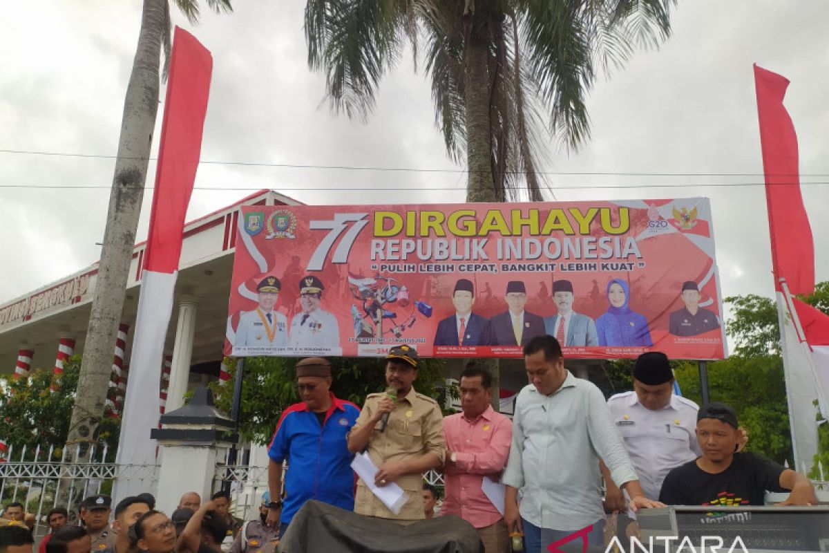 Serikat buruh di Bengkulu minta UU Cipta Kerja dicabut