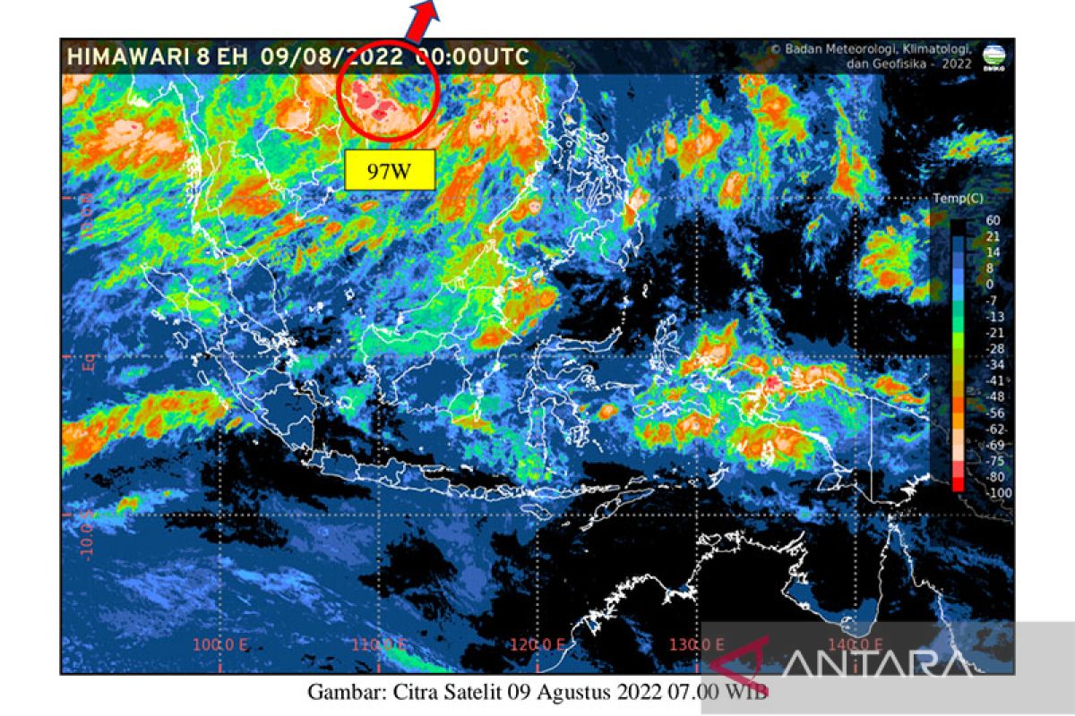 BMKG Ingatkan Waspada Potensi Hujan Lebat Di Sejumlah Provinsi - ANTARA ...