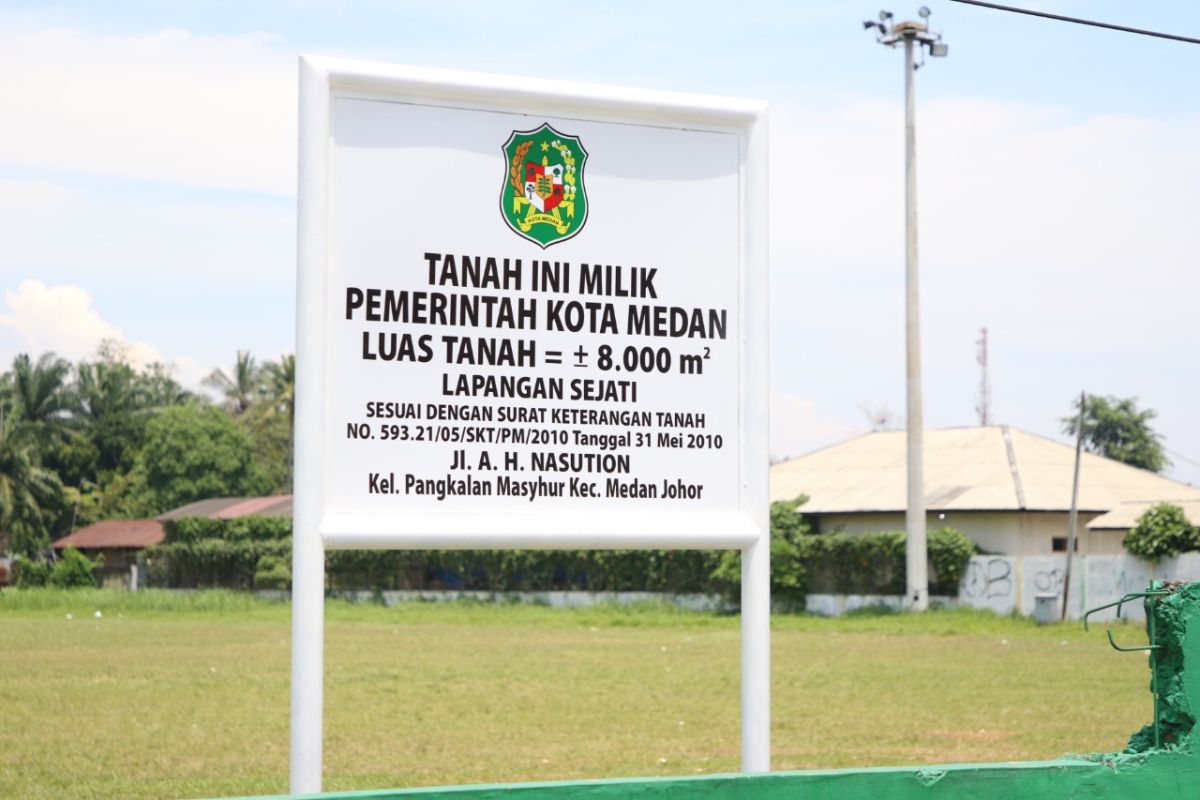 Dispora Kota Medan anggarkan Rp6,6 miliar untuk revitalisasi Lapangan Sejati