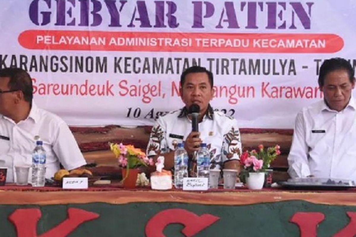 Wabup Karawang buka dialog menerima keluhan dan aspirasi masyarakat