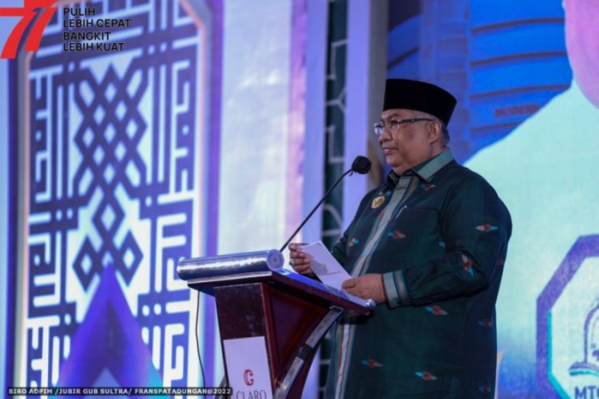 Gubernur Sultra sebut MTQ mengandung nilai kebhinekaan dan toleransi