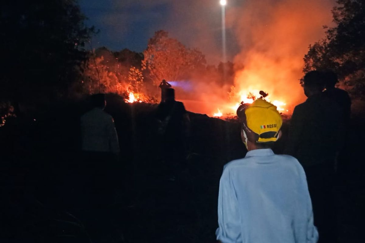 Satu hektare lahan di Bintan terbakar