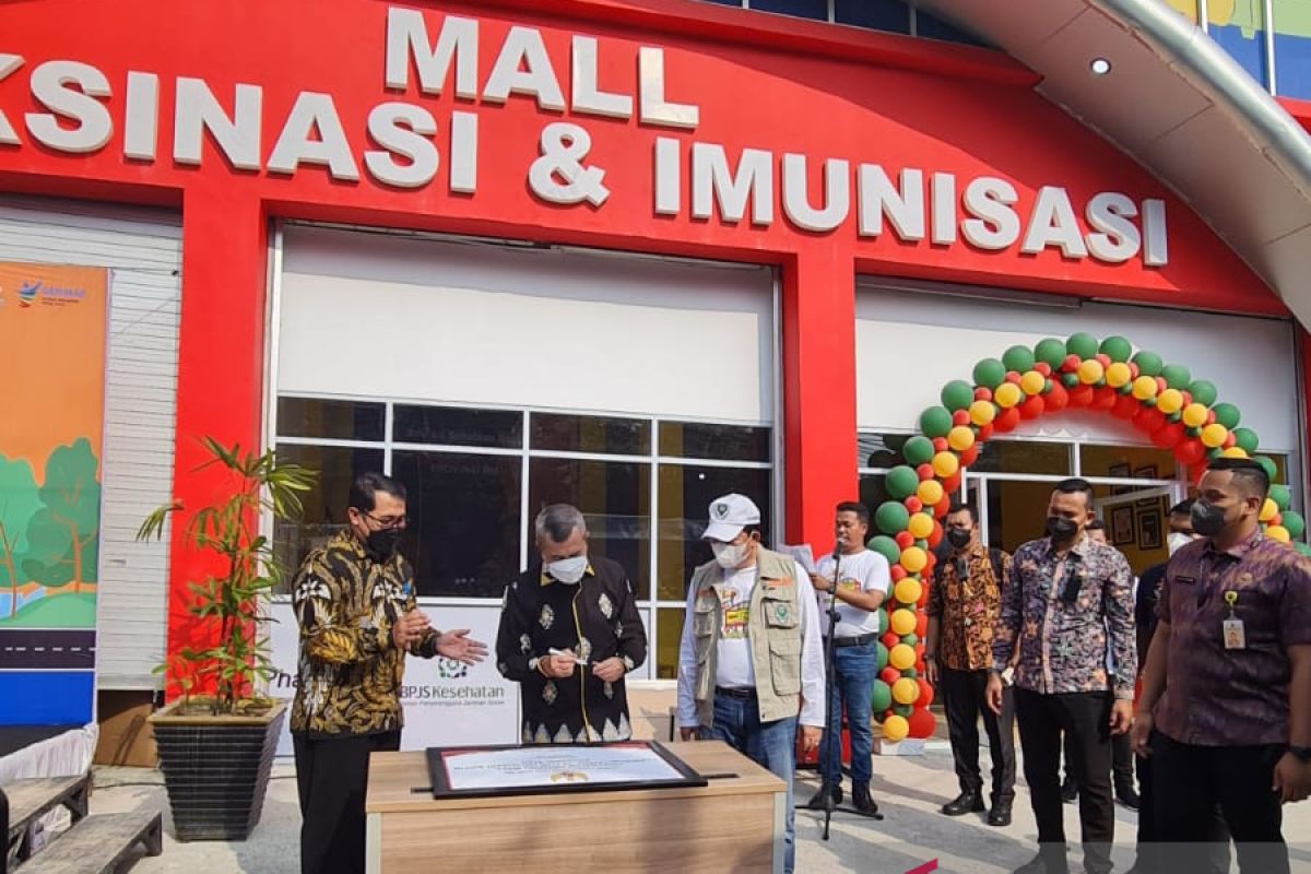 Pertama di Indonesia, Riau dirikan mall vaksinasi