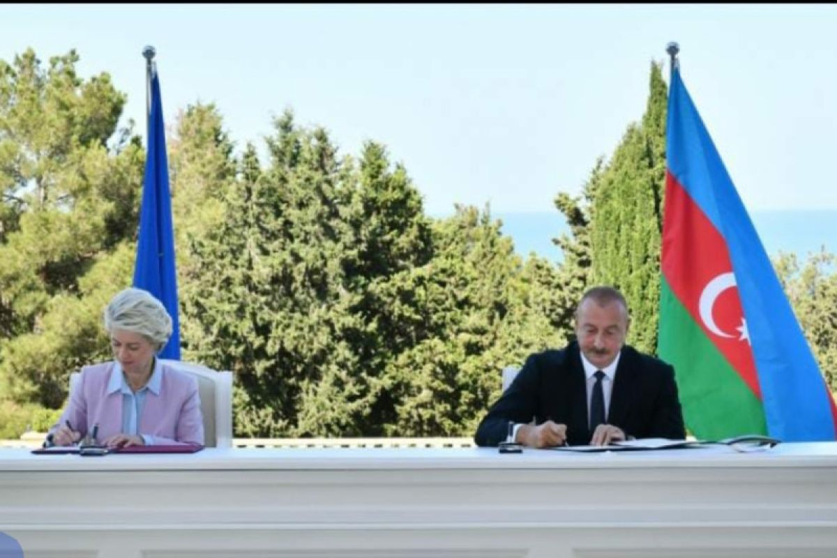 Uni Eropa dan Azerbaijan teken MoU kemitraan strategis energi