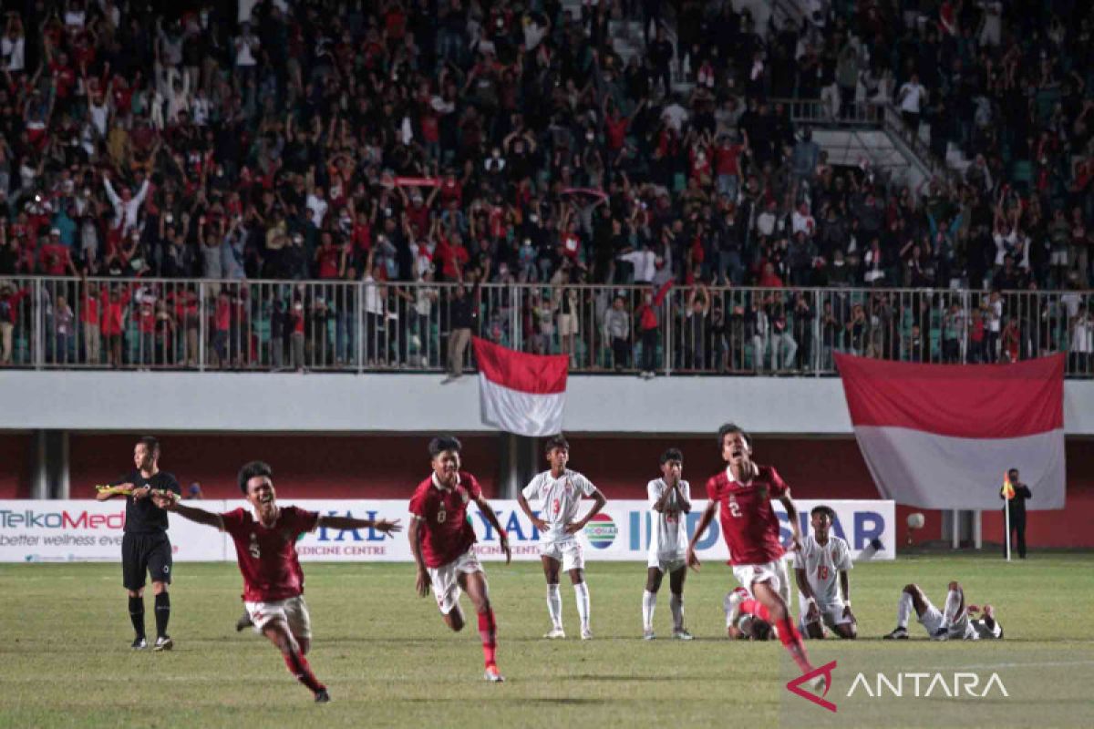 Piala AFF U-16: Andrika berzikir saat adu penalti lawan Myanmar