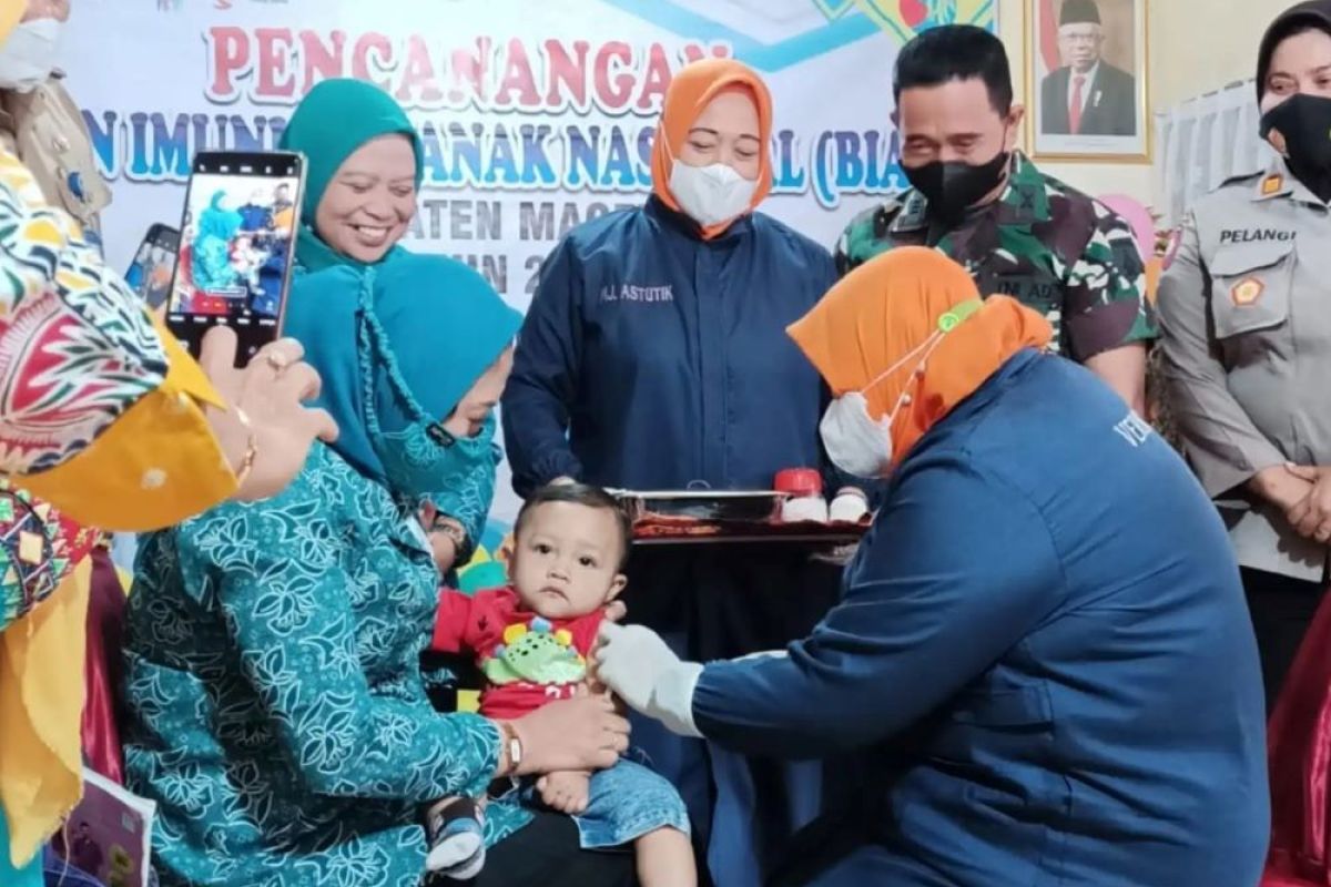 Pemkab Magetan targetkan 95 persen anak ikuti imunisasi nasional