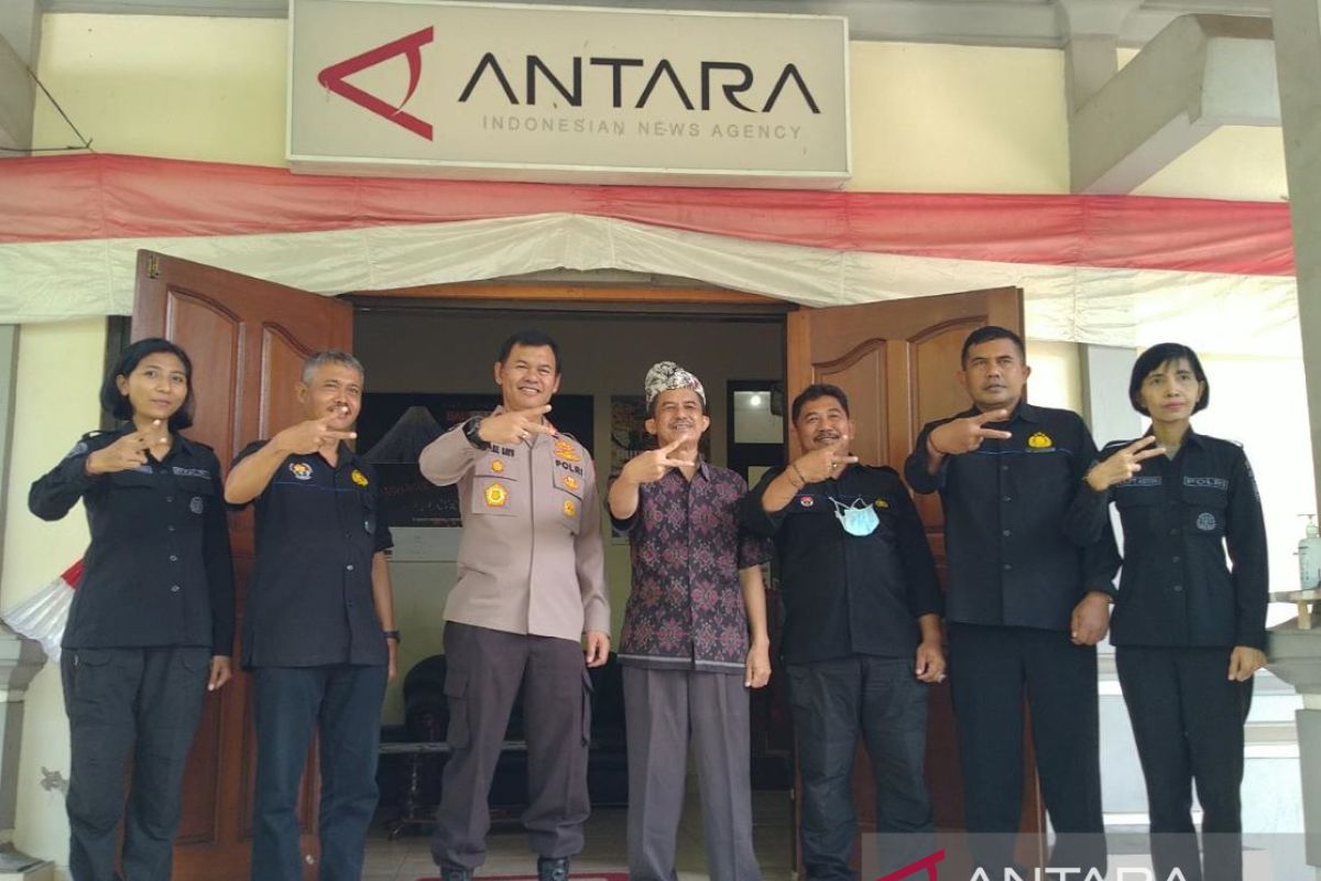 Kabid Humas Polda kunjungi LKBN ANTARA Bali