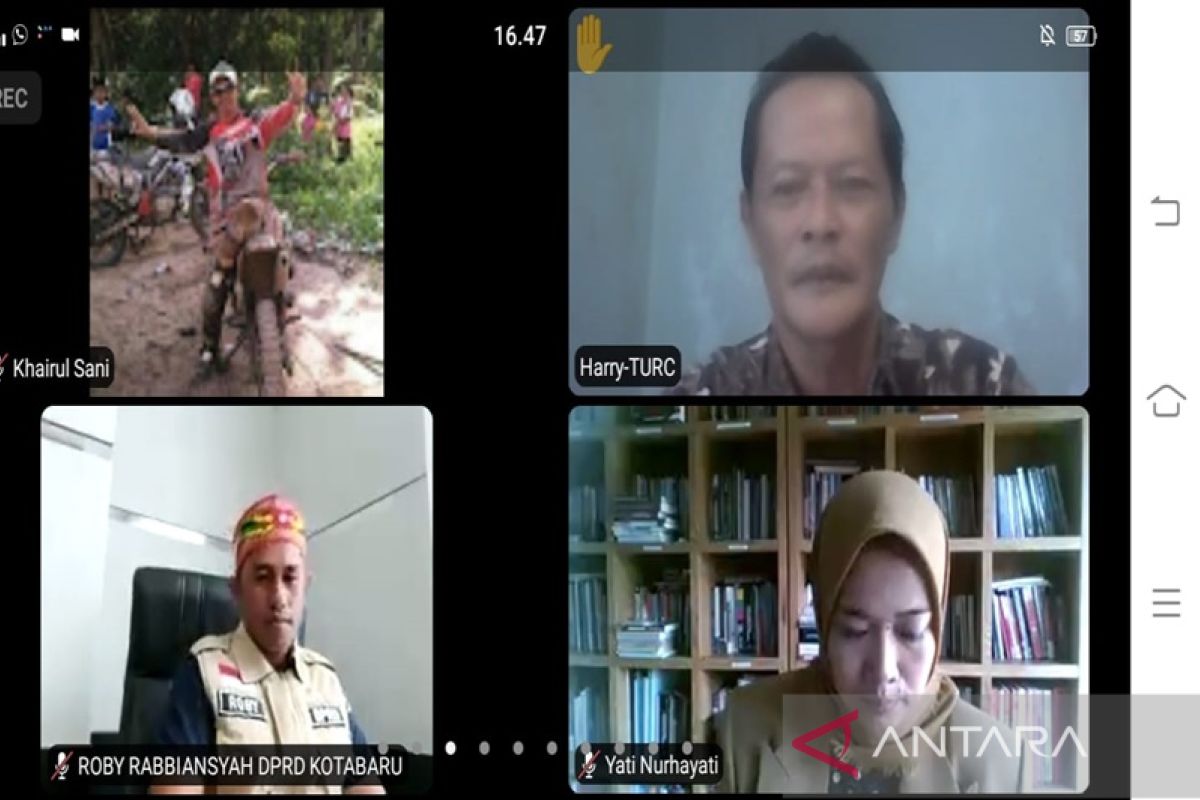 Anggota DPRD Kotabaru ikuti webinar 