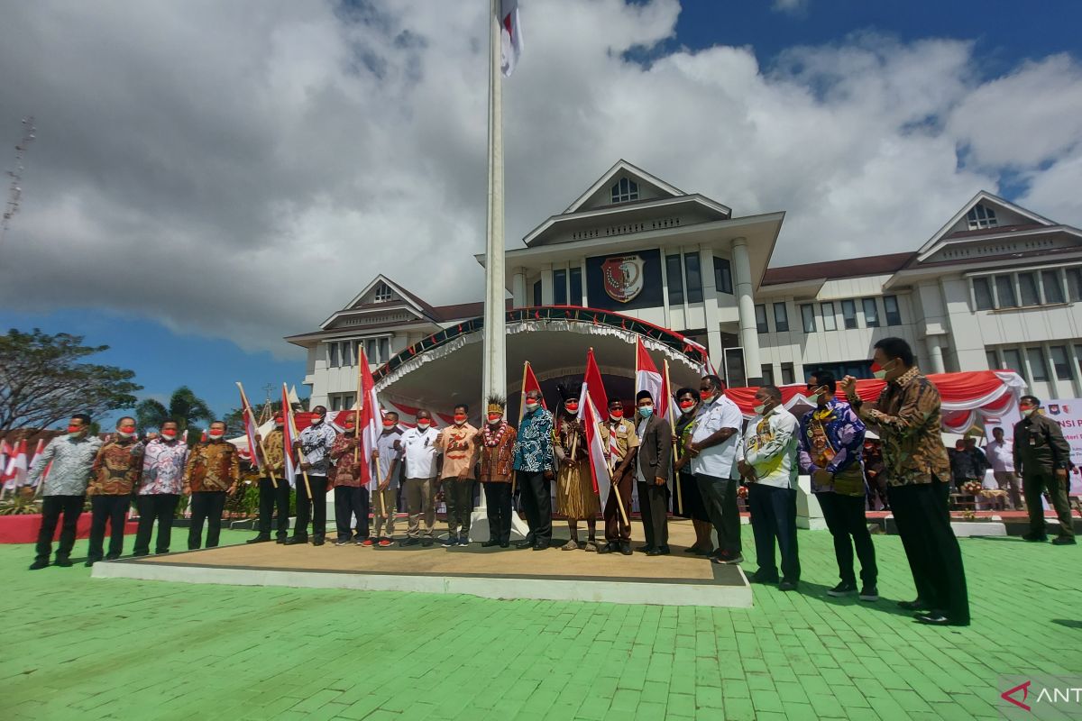 Pemprov Papua apresiasi Merauke tempat pertama program 10 juta bendera merah putih
