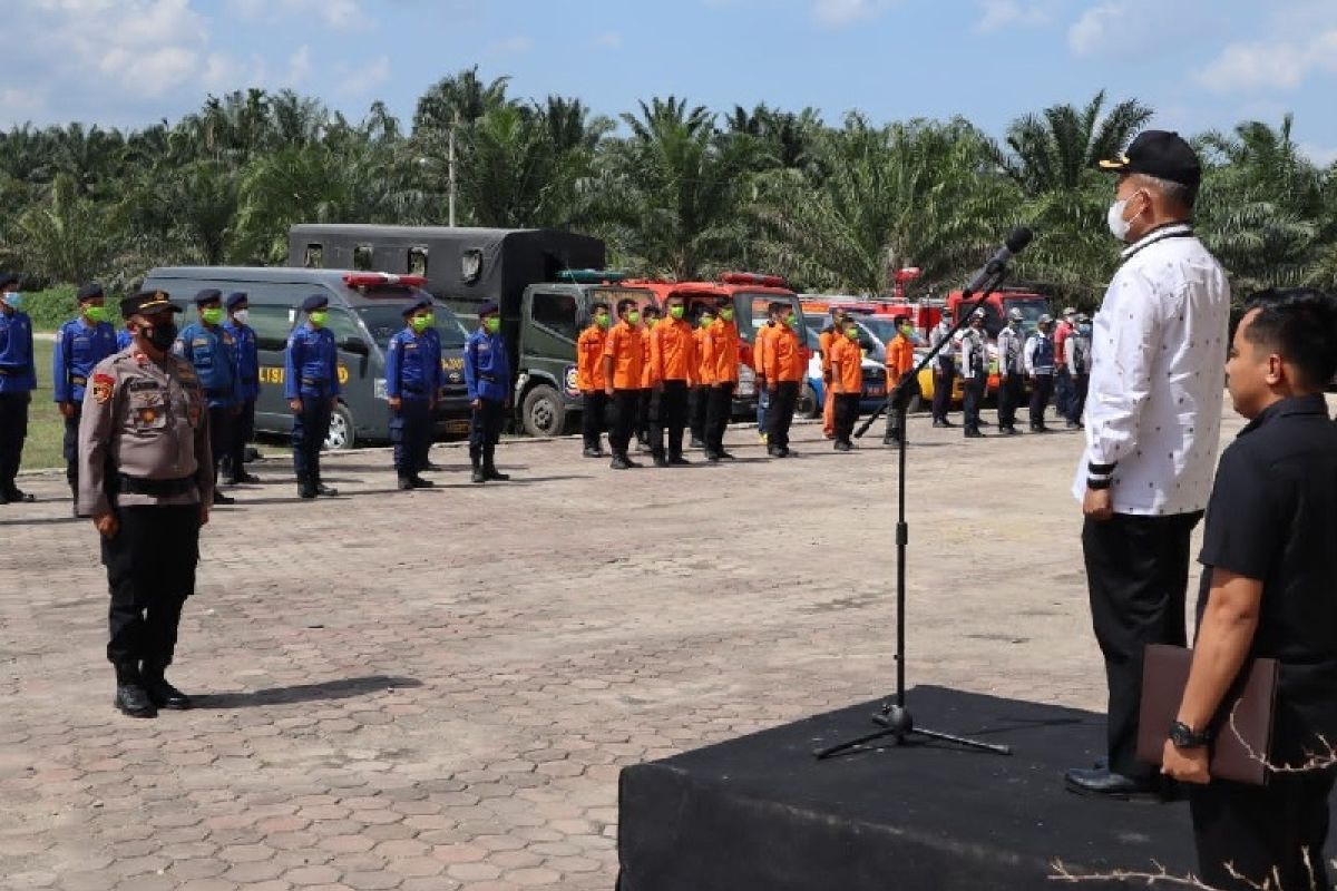 Sekda Palas pimpin apel kesiapan penanggulangan Karhutla