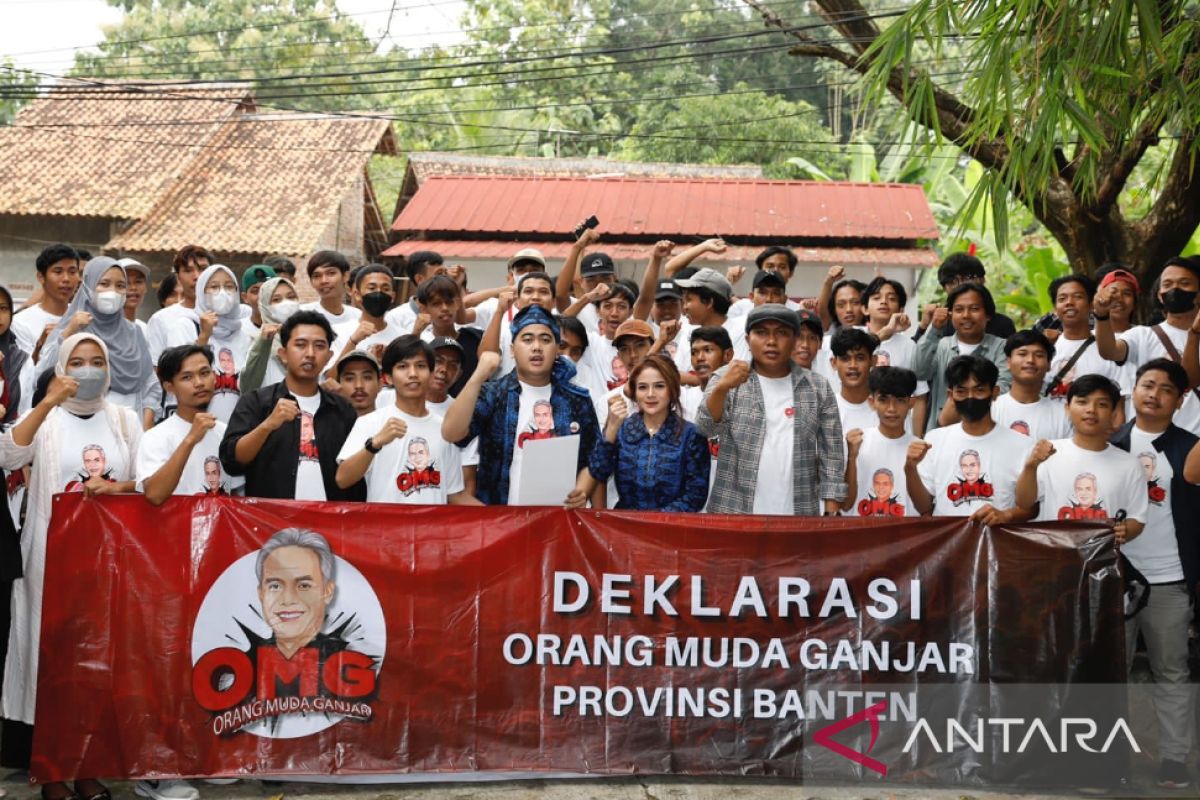 Dinilai Jujur dan Terbuka, Anak Muda Banten Deklarasikan Ganjar Pranowo Presiden 2024