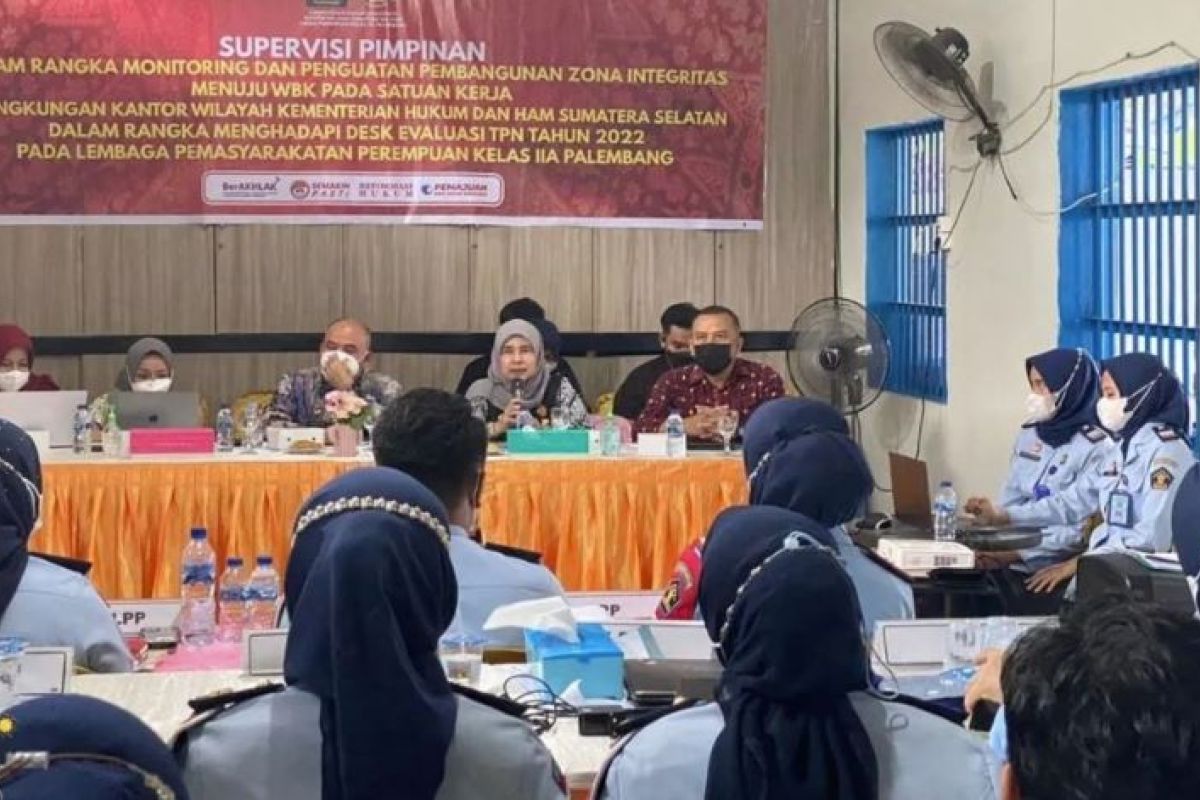 Tim Inspektorat Wilayah V kunjungi Lapas Perempuan Palembang