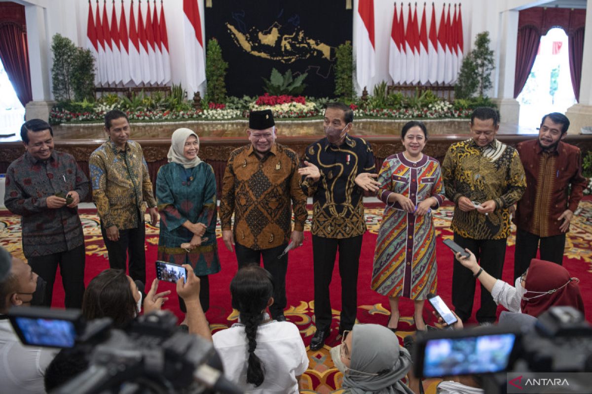 Presiden Bertemu Pimpinan Lembaga Tinggi Negara - ANTARA News