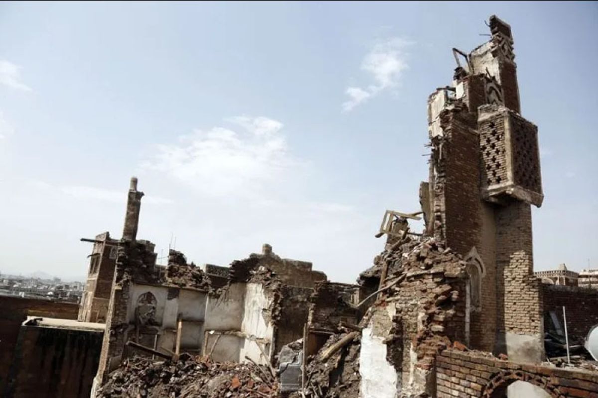 5 bangunan bersejarah di kota tua Sanaa hancur akibat hujan lebat