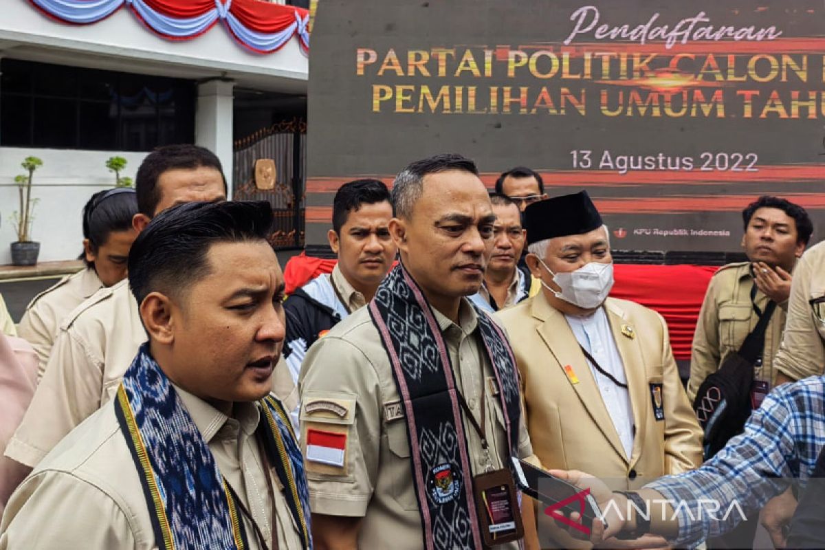 Partai Pelita daftar ke KPU sebagai peserta Pemilu 2024