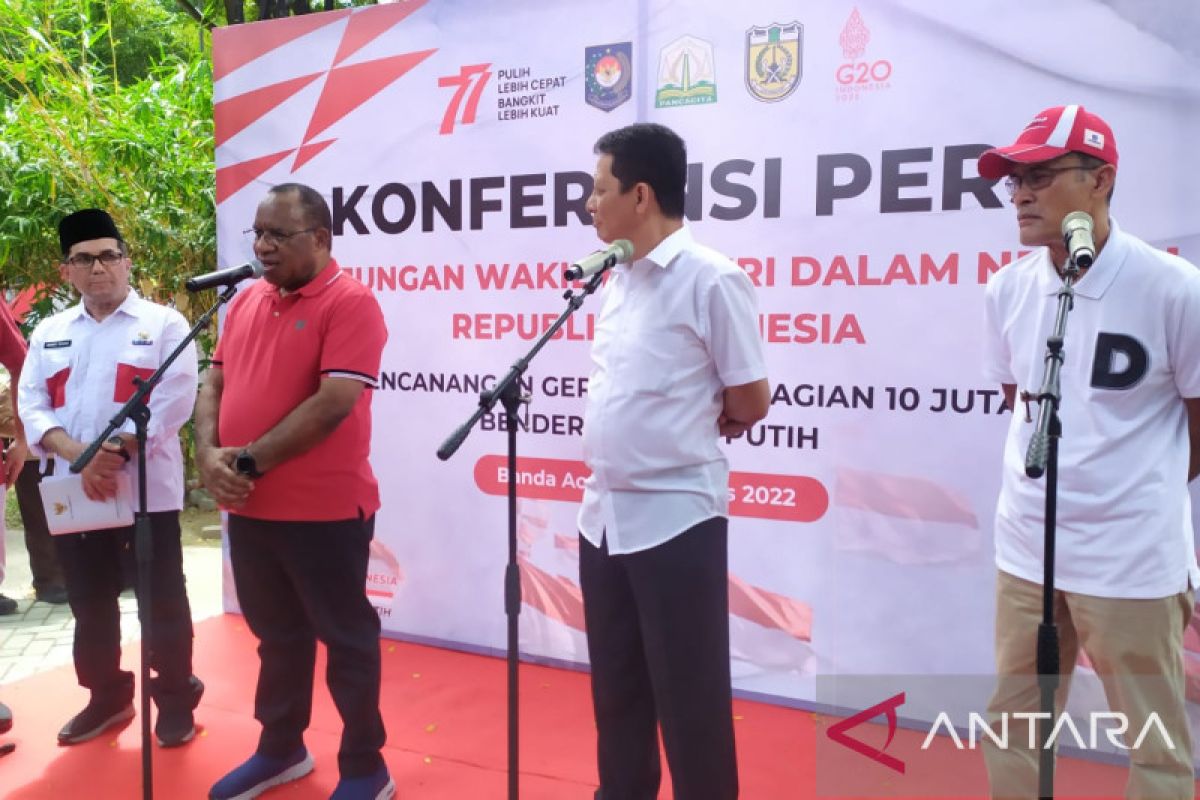 Wamendagri tegaskan gerakan 10 juta bendera tak bebankan APBD