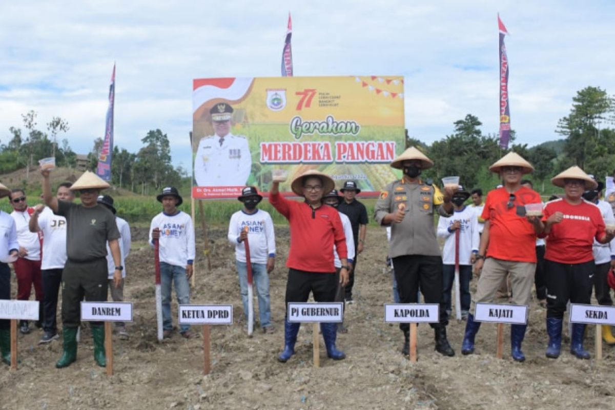 Mentan Yasin Limpo dukung gerakan Merdeka Pangan di Sulbar