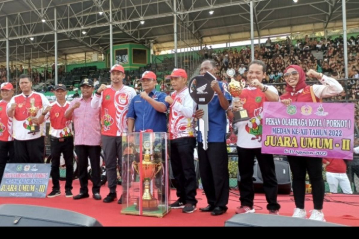 Denai juara umum Porkot Medan 2022