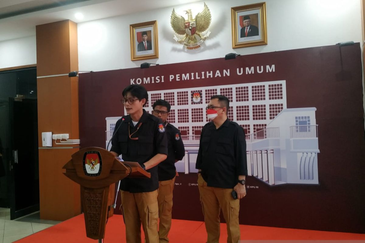 Dua parpol daftar sebagai peserta Pemilu 2024 pada Sabtu ini