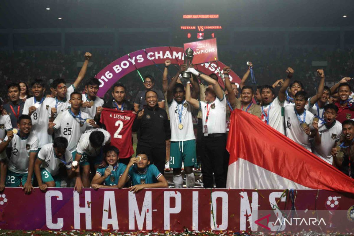 PSSI berikan bonus 500 juta pada timnas U-16 yang juarai Piala AFF