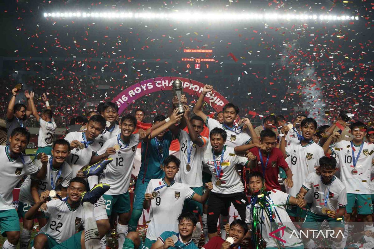 Presiden Jokowi sebut gelar juara Piala AFF U-16 jadi kado HUT RI