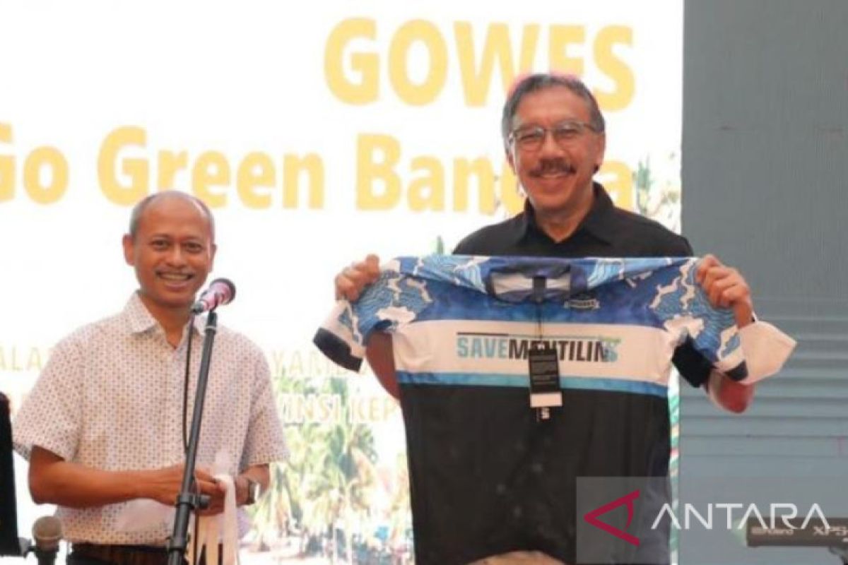 Peringati HUT ke-77 RI, Kementerian ESDM dan Pemprov Babel gelar Gowes Go Green Bangka 2022