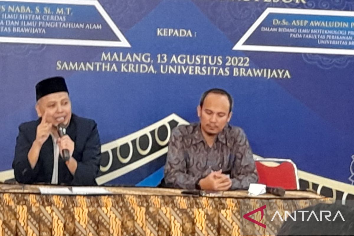 Universitas Brawijaya kukuhkan Agus Naba dan Asep Awaludin sebagai guru besar