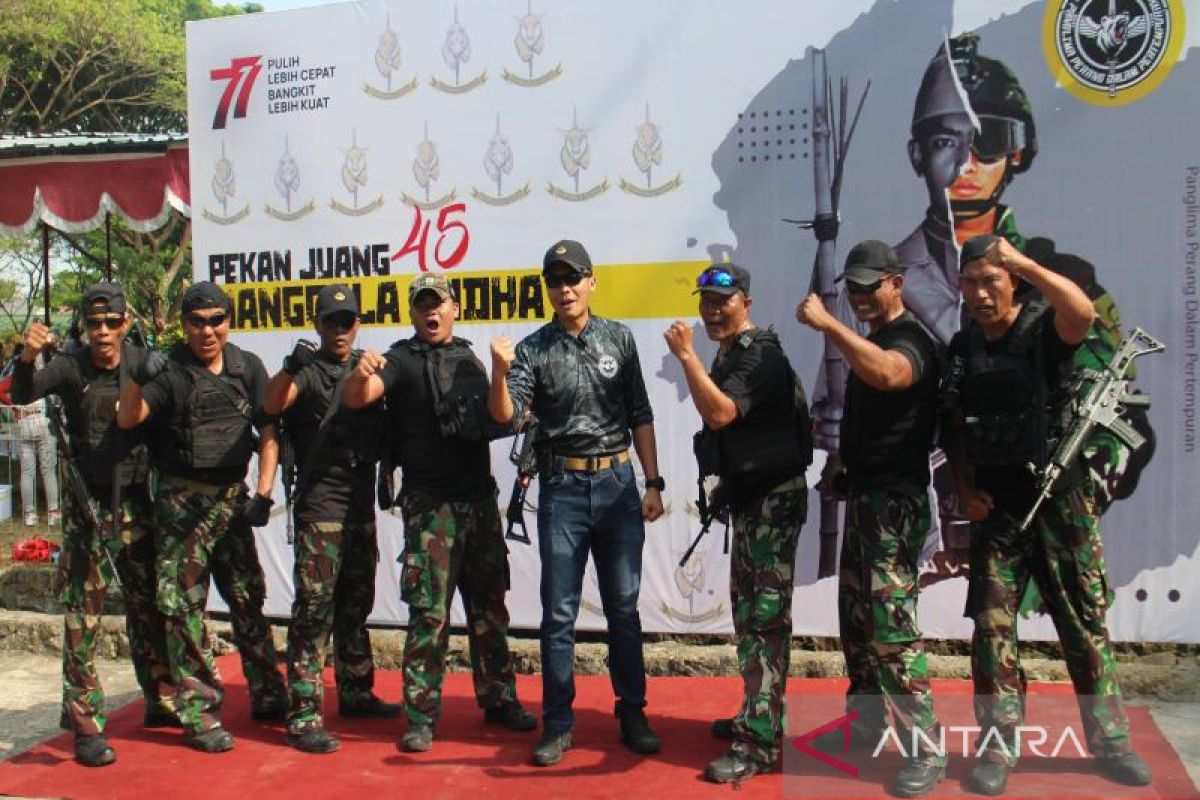 Sambut HUT RI, Batalyon 22 Grup 2 Kopassus HUT RI gelar Pekan Juang'45 Manggala Yudha