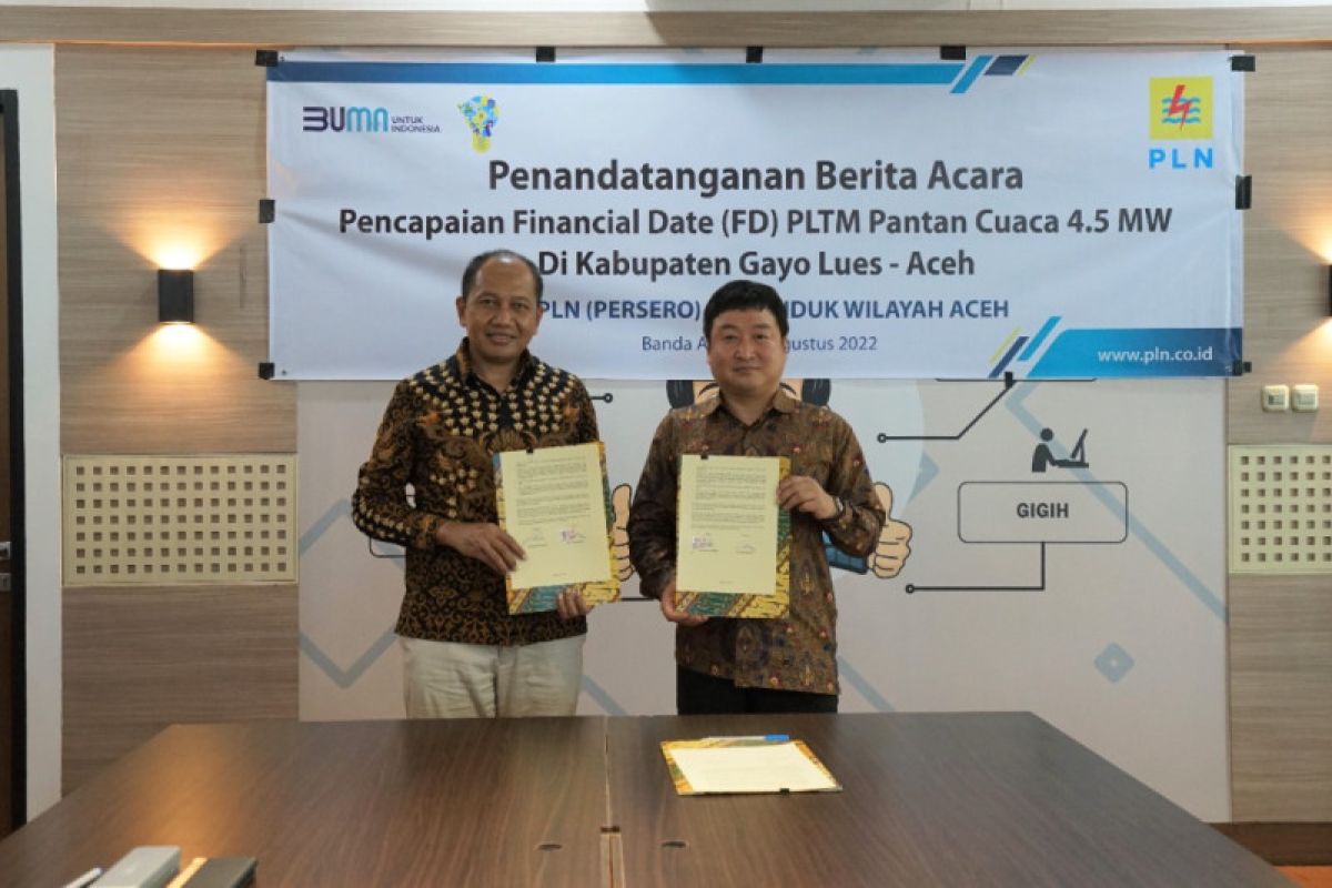 PLN Beli Energi Terbarukan PLTM Pantan Cuaca 4,5 MW - ANTARA News Aceh