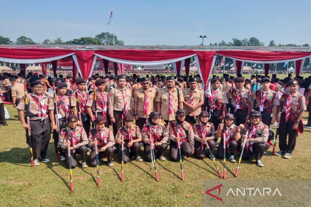 Gerakan Pramuka bentuk karakter positif generasi muda