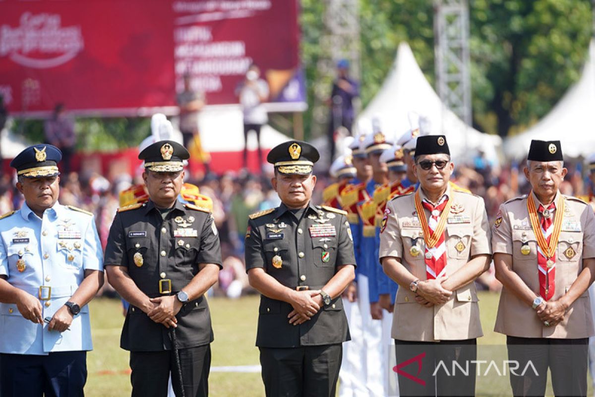 Kasad: Anggota Pramuka jadikan Pancasila landasan bangsa