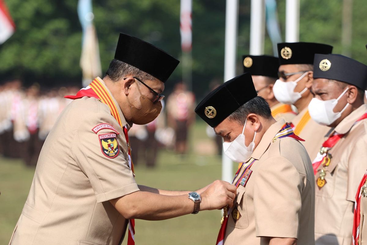 Ketua Kwarnas mengajak anggota Pramuka selalu berdedikasi