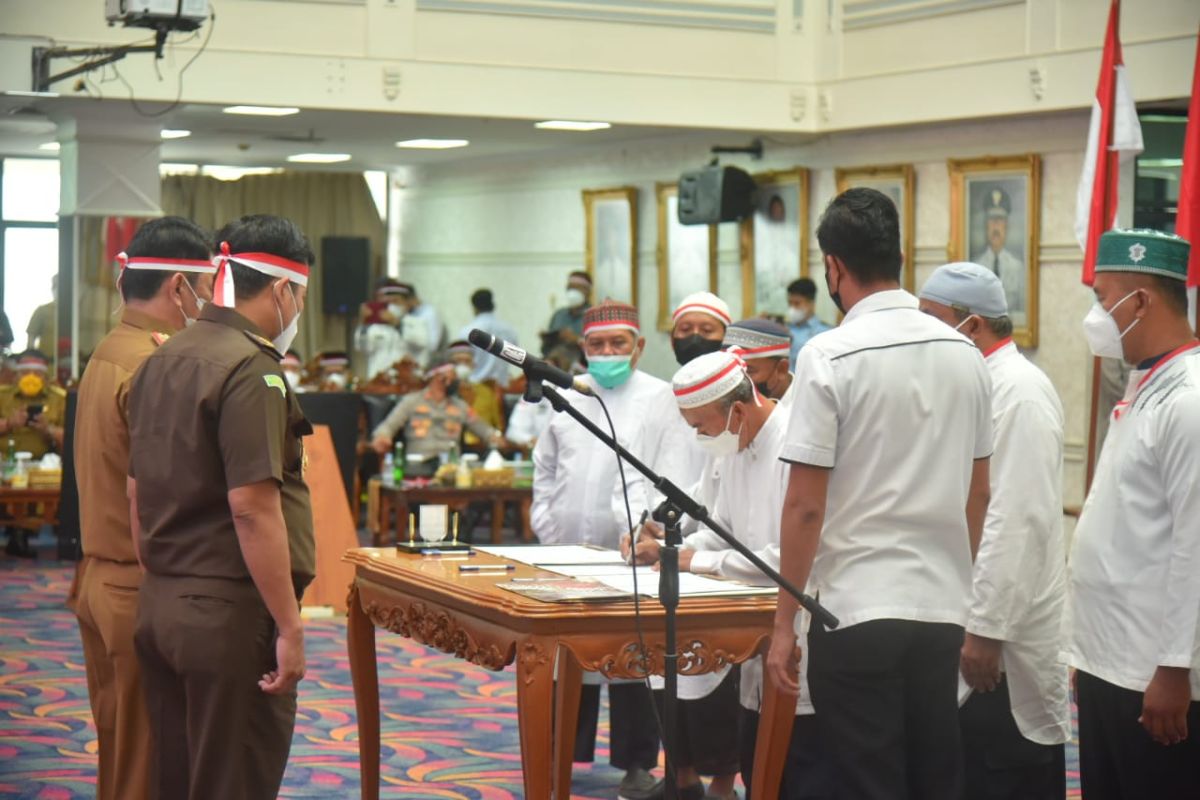 Kapolda Lampung hadiri acara silaturahmi kebangsaan dan Ikrar setia Khilafatul Muslimin kepada NKRI